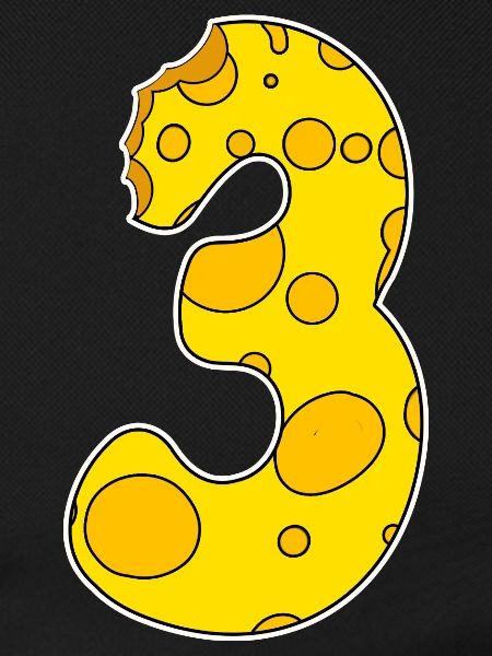 Number 3 - Three - Third