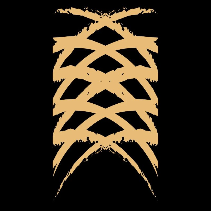 Diamond Art Crossed Pattern Woody Bones