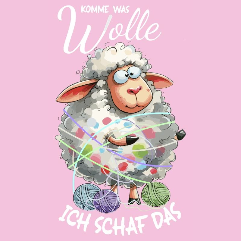 Komme was Wolle ich Schaf das lustiger Spruch Wort