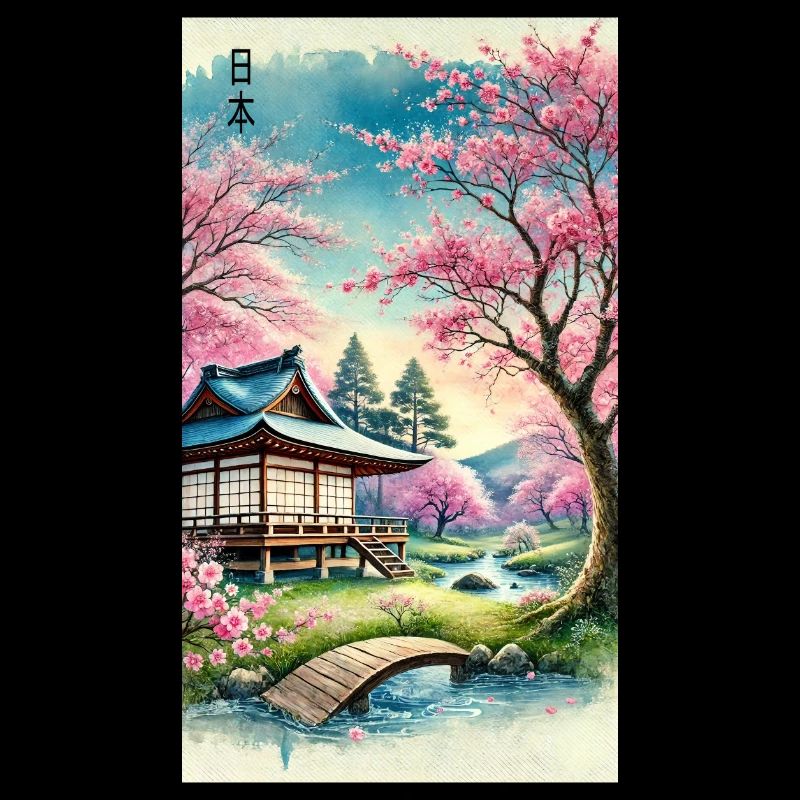 Fleurs d'église japonaises, design otaku