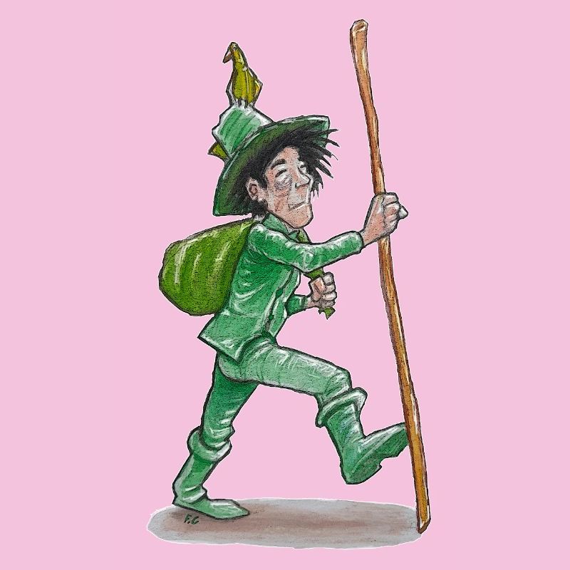 The green wanderer "GreenVagrant" on the move