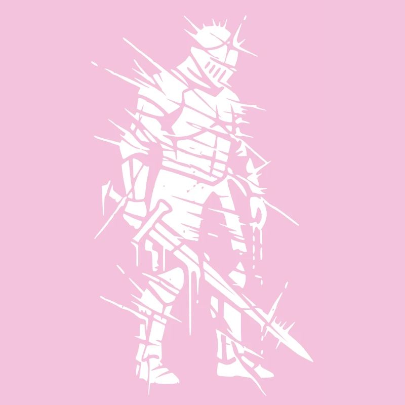 Knight Glitch Energy Gaming Vector