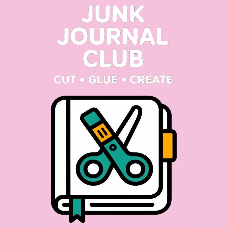 Crée de la colle coupée du Junk Journal Club