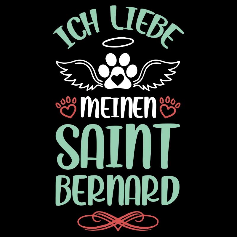 Ich liebe meinen Saint Bernard