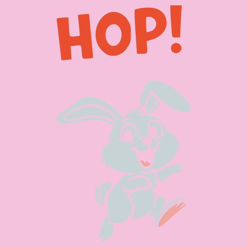 HOP! Hase Springen Comic Action Vektor