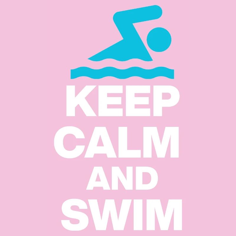 KEEP CALM AND SWIM, DIVE IN! SCHWIMMEN GESCHENK 