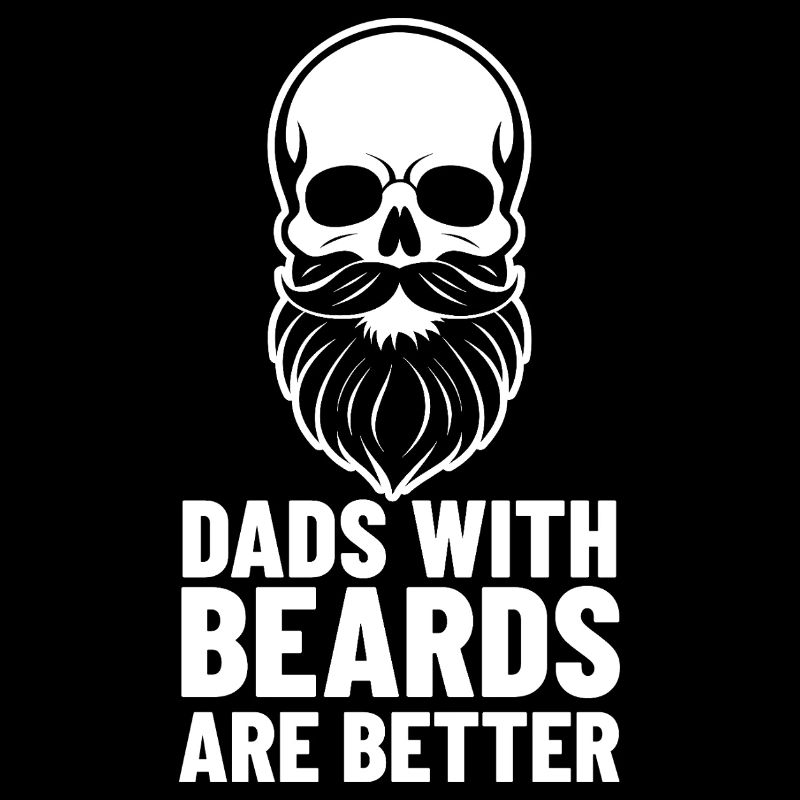 Väter mit Bärten sind besser | Totenkopf Design