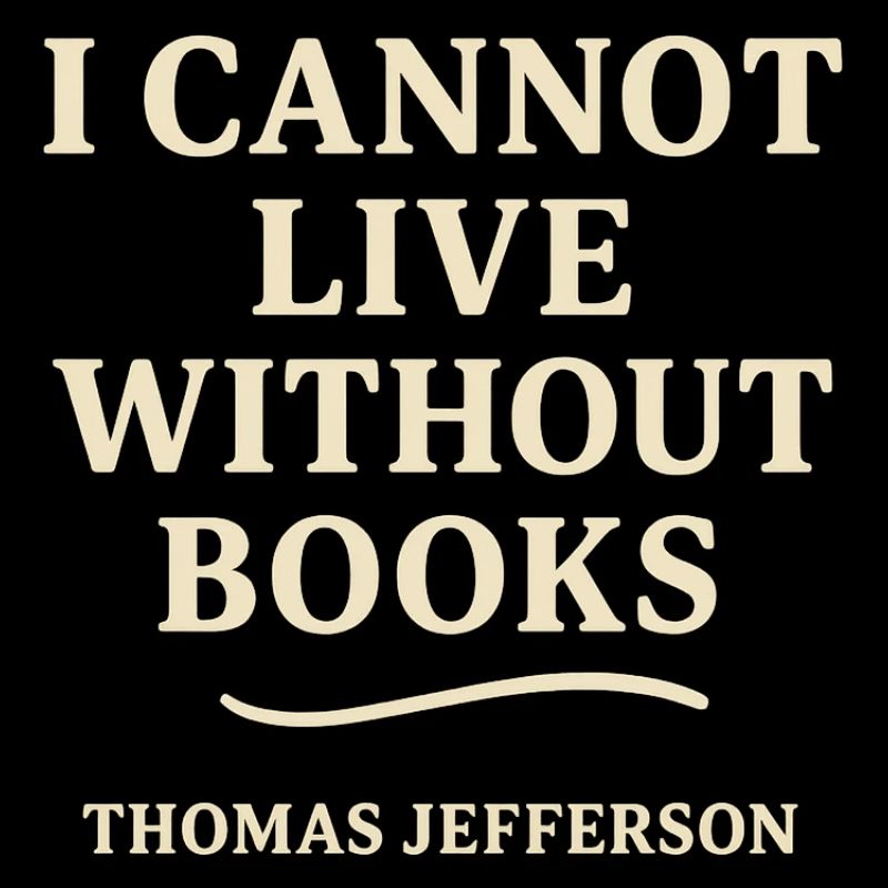 I can't live without books