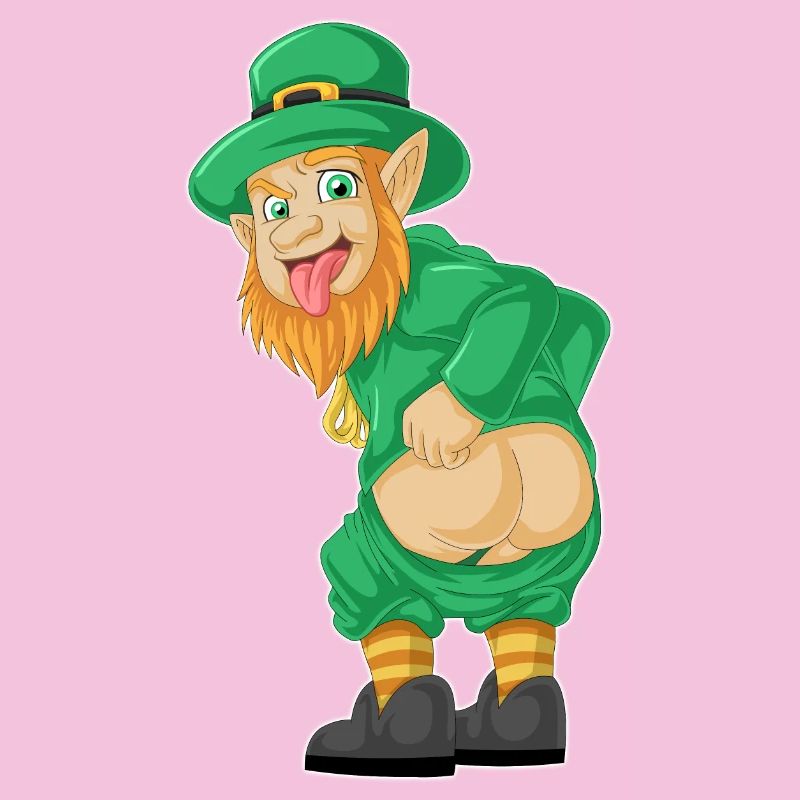 Funny Leprechaun Butt Shirt – St. Patrick’s Day Te