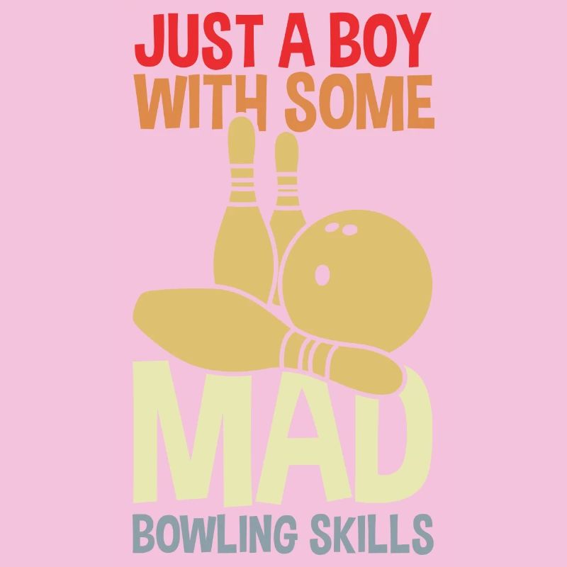 Drôle de garçon de bowling