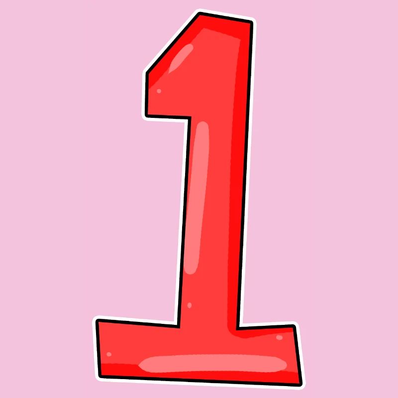 Number 1 Red