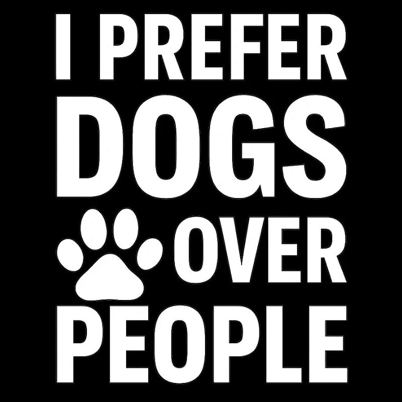 Je préfère les chiens aux humains
