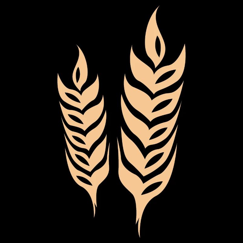 barley cereal symbol wheat logo icon vector