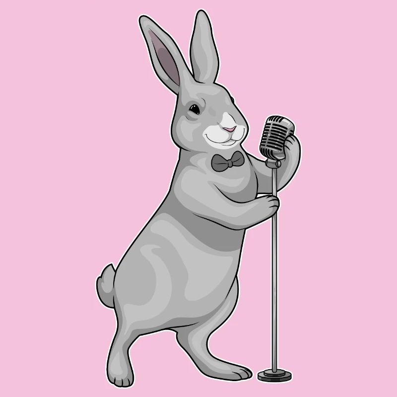 Chant Microphone Bunny Singer
