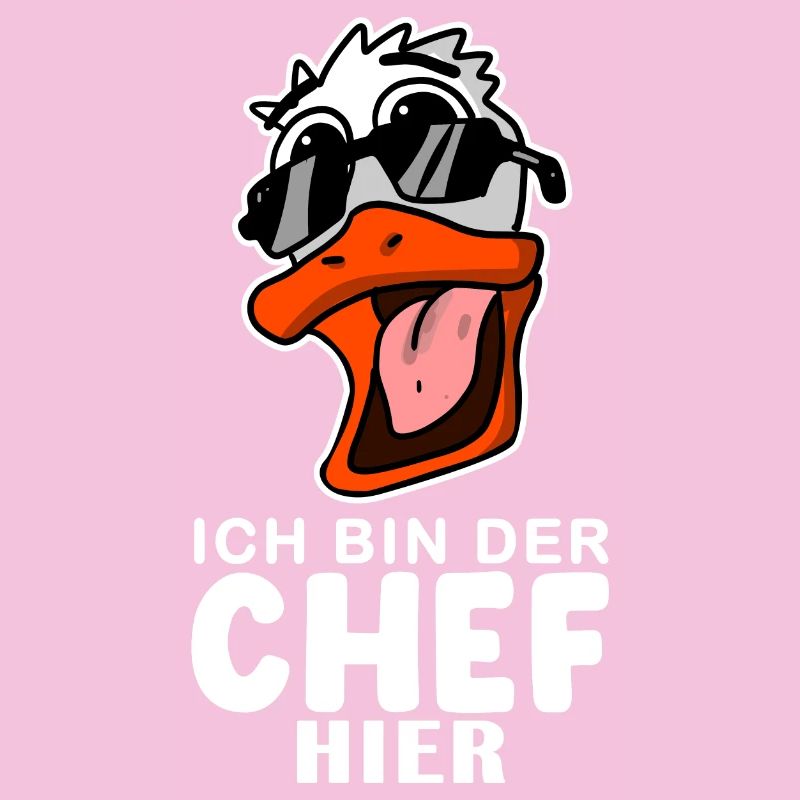 Chef Spruch Anführer Ente Motiv