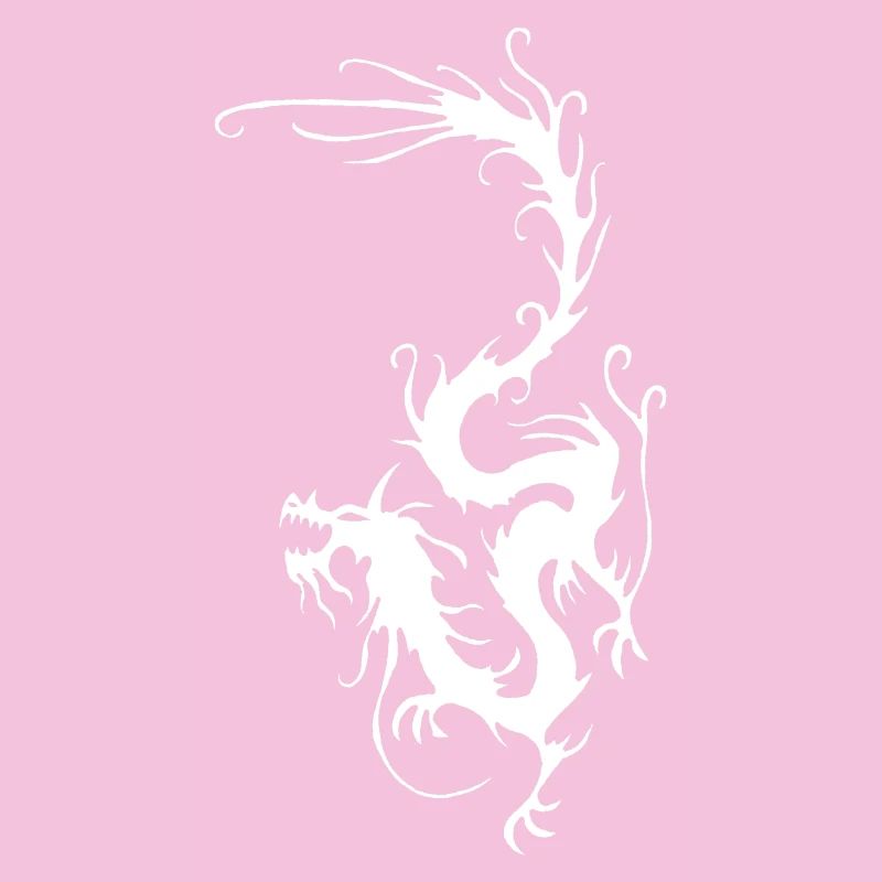 Weißer Rauch Drache