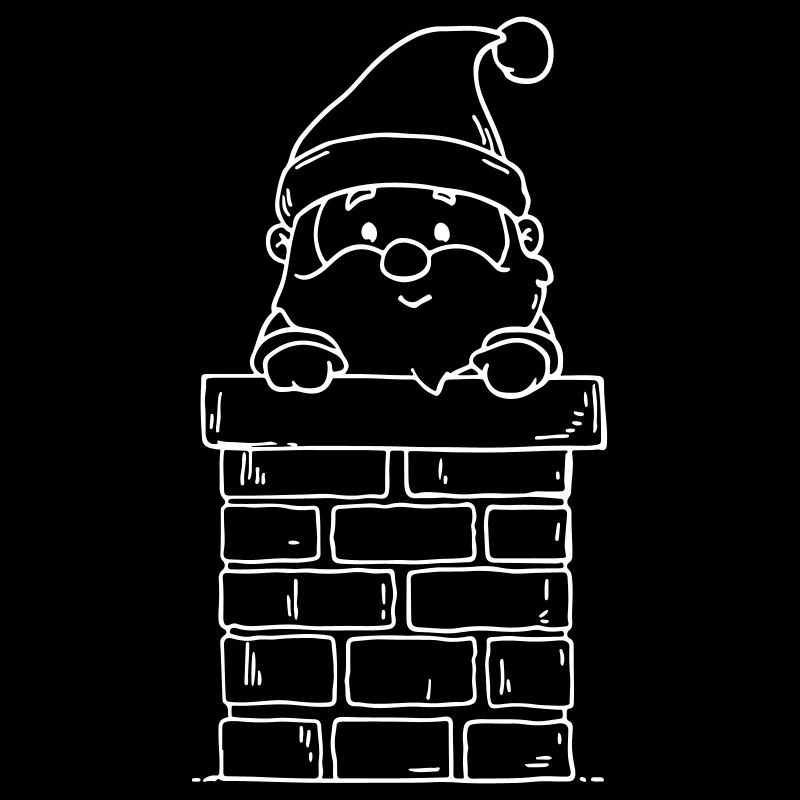 Père Noël Drôle Noël