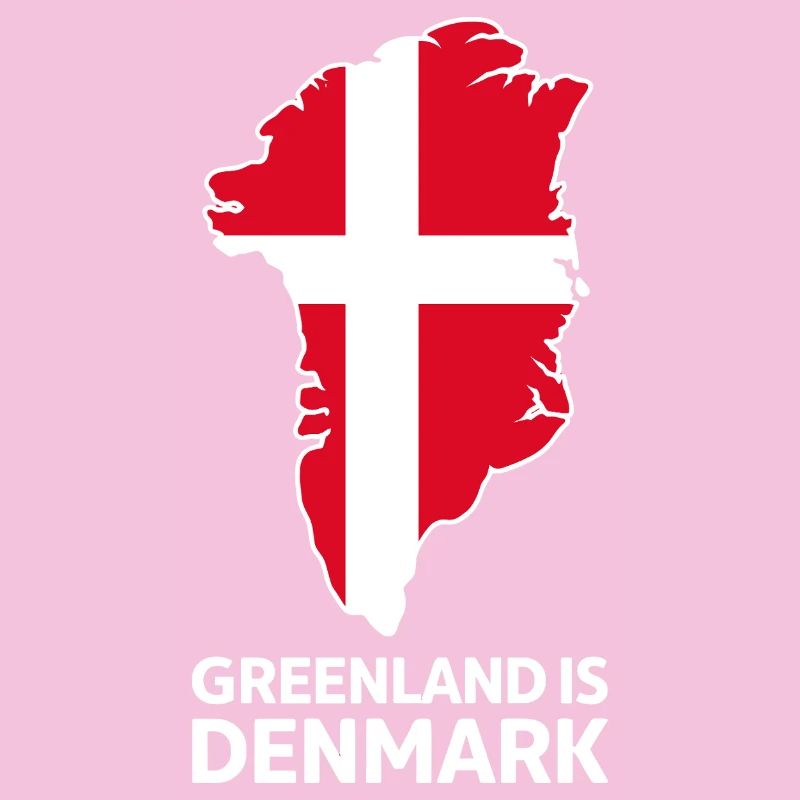 Greenland Denmark Flag Map