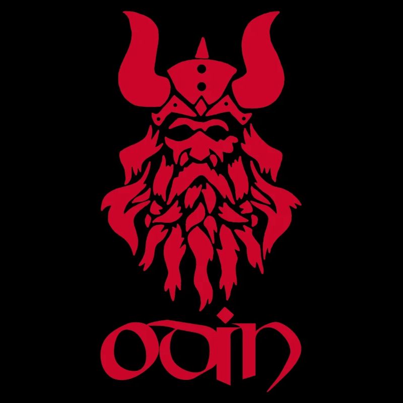 Norse God Odin (red)