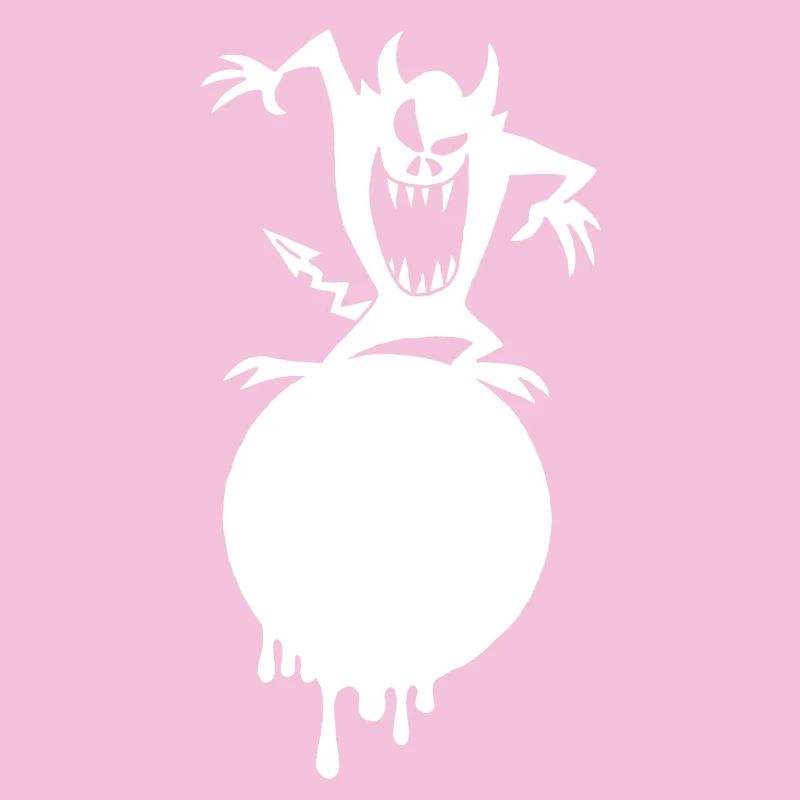 Le monstre sur la planète blanche