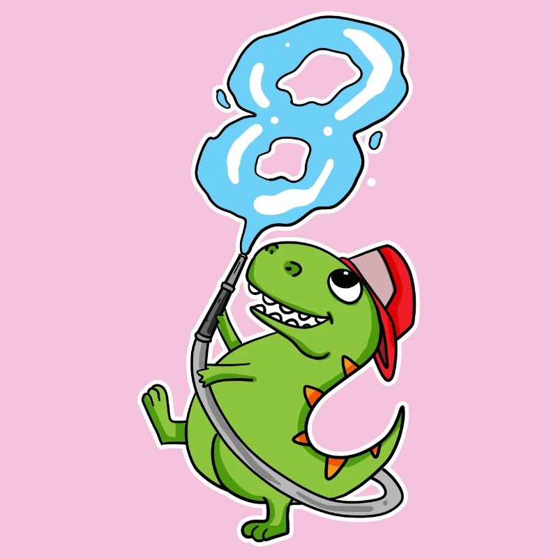 8e anniversaire dinosaure pompier cadeau