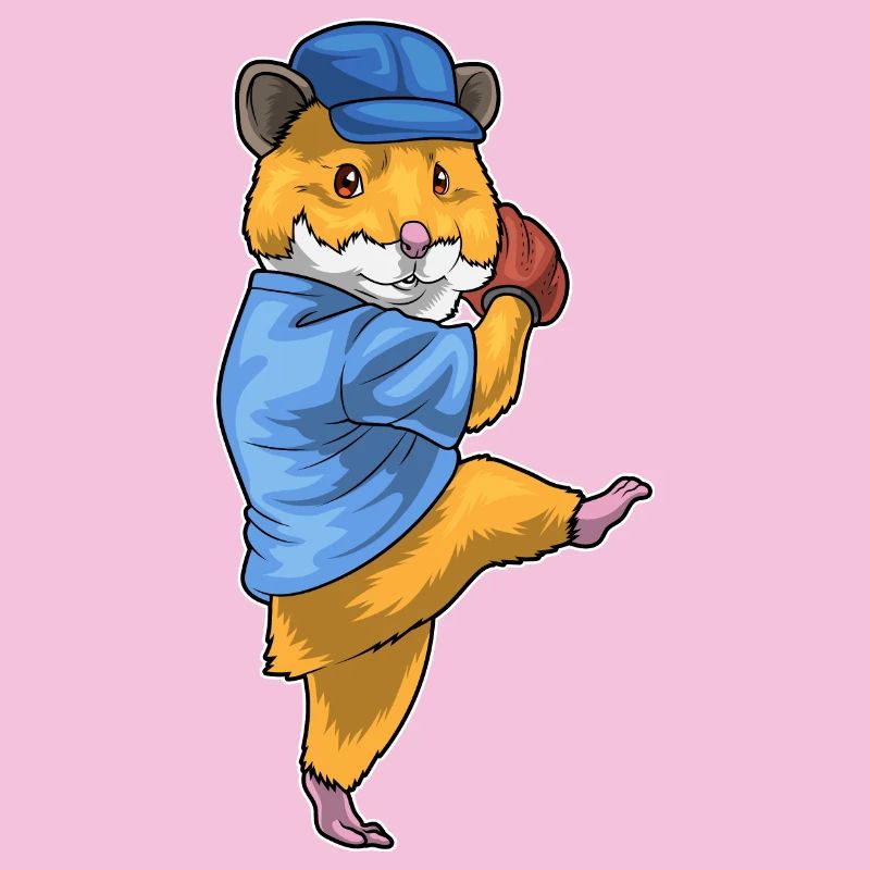 Hamster Baseball Gant de Baseball