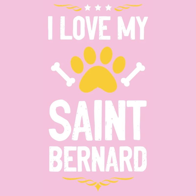 Ich liebe meinen Saint Bernard