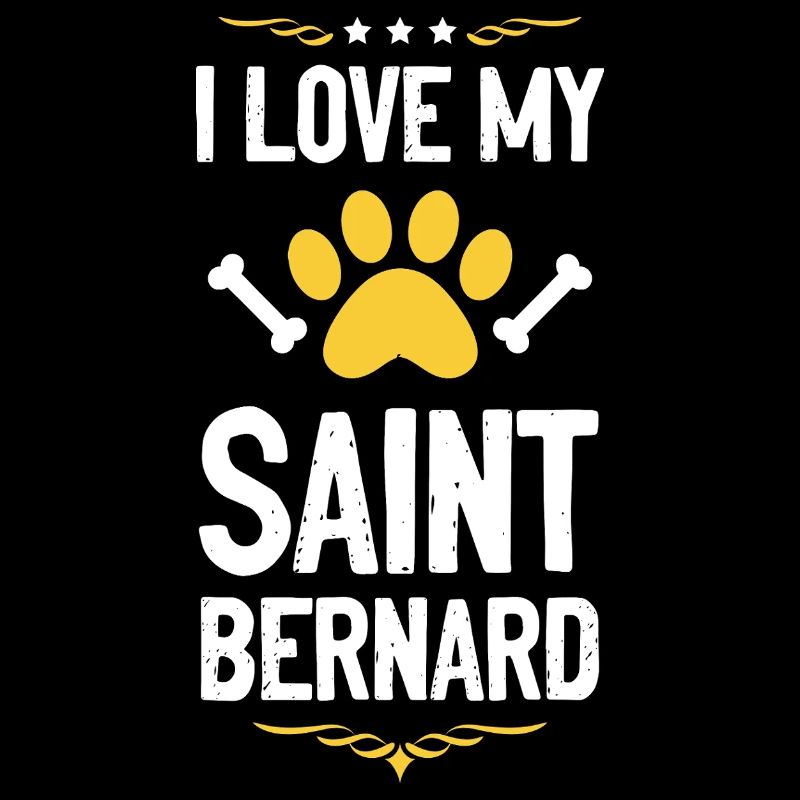 Ich liebe meinen Saint Bernard