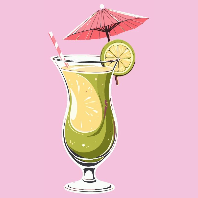 Cocktail tropical au citron vert