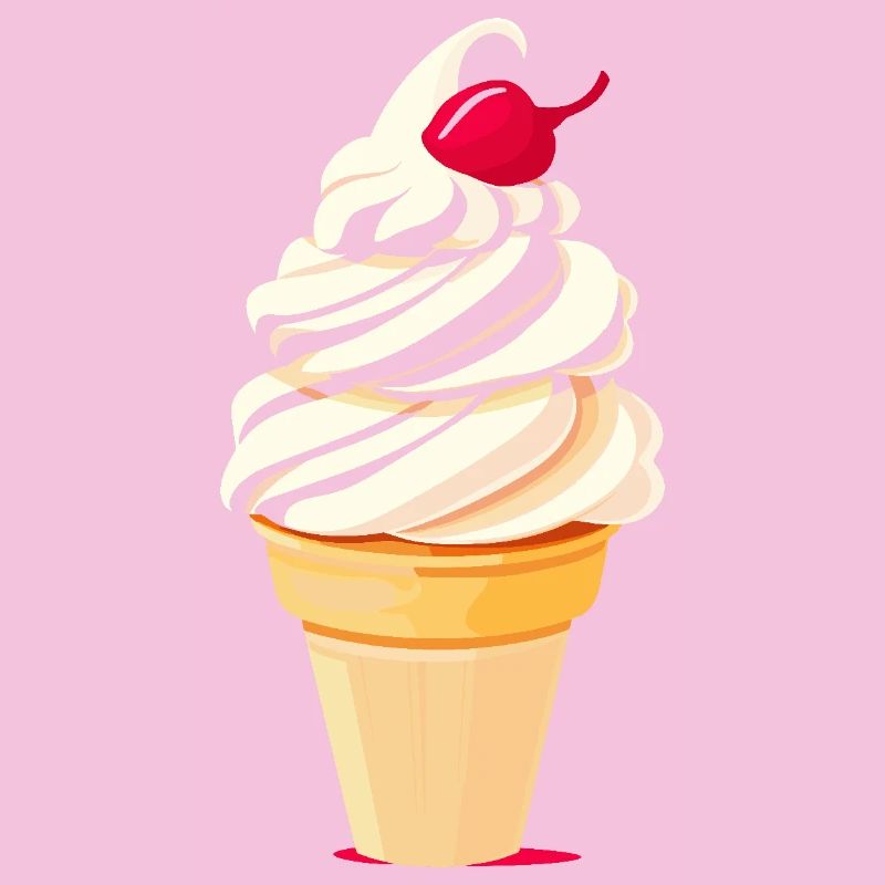 Cornet de crème glacée Artwork