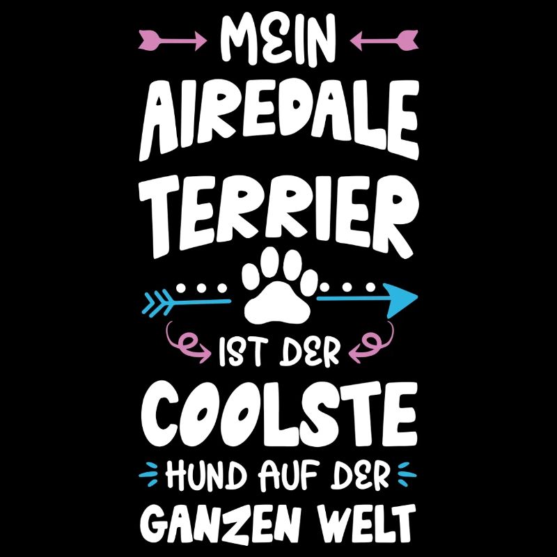 airedale terrier hund spruch