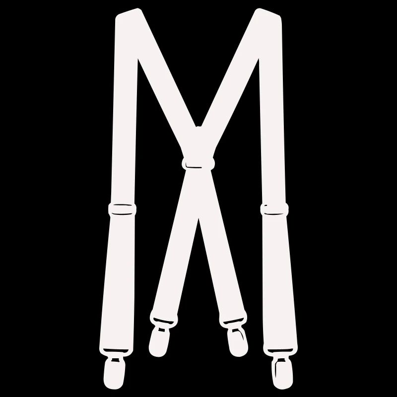 Illustration des bretelles blanches