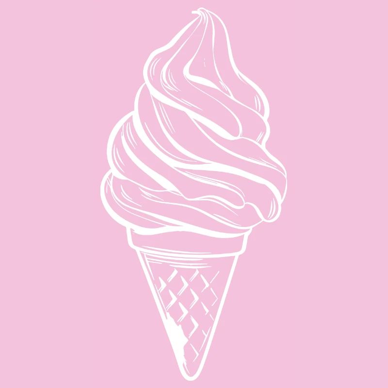 Dessin de cornet de crème glacée