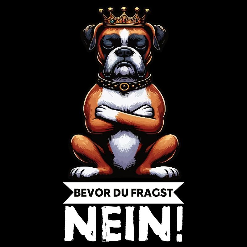 Bevor Du Fragst Nein Boxer Boxerhalter Boxerhund 