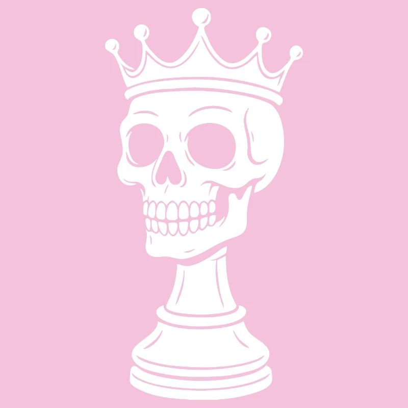 Conception du squelette du roi des échecs