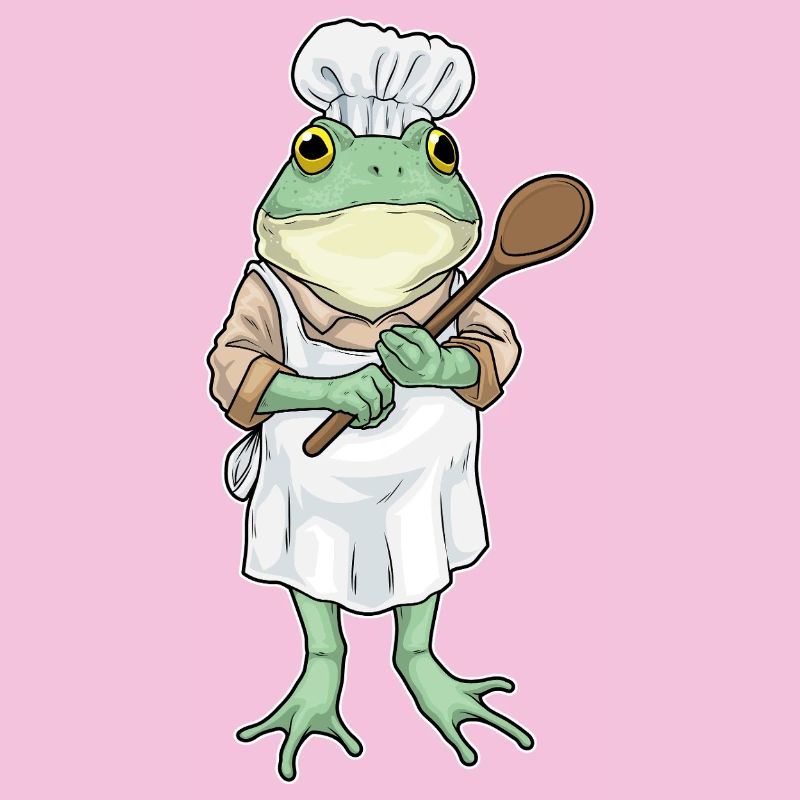 Cuisson de grenouilles, cuisson à la cuillère de cuisson