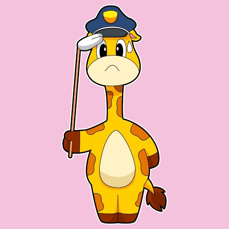 Giraffe Policier