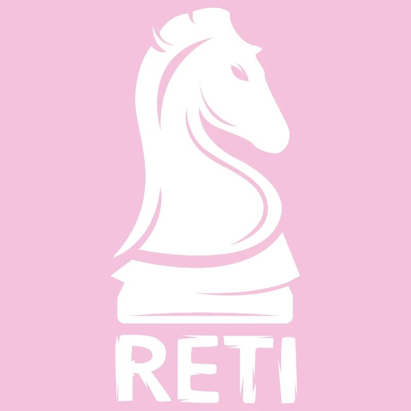 Chevalier d’ouverture d’échecs Reti - Logo du cheval d’échecs