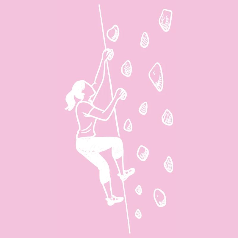 Femmes Bouldering Shirt – Minimalisme graphique