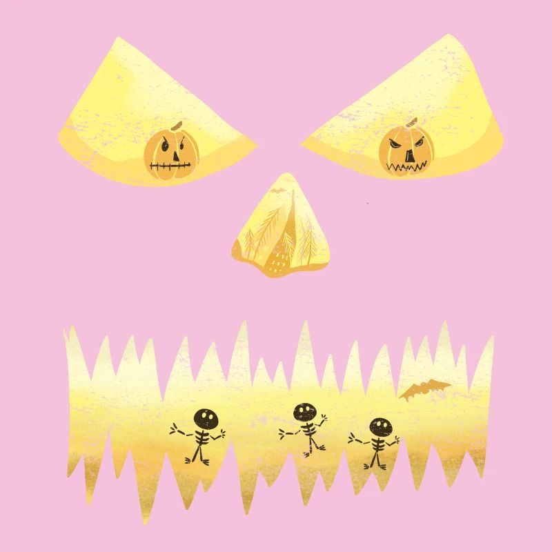 Visage de citrouille d'Halloween