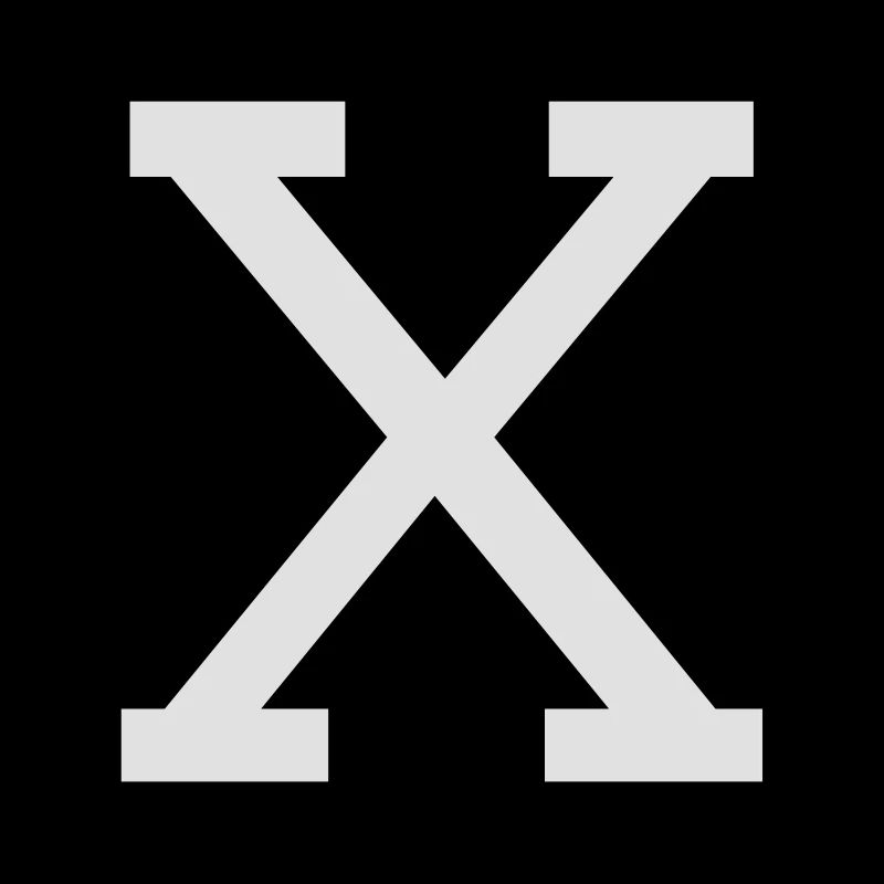 X Buchstabe X