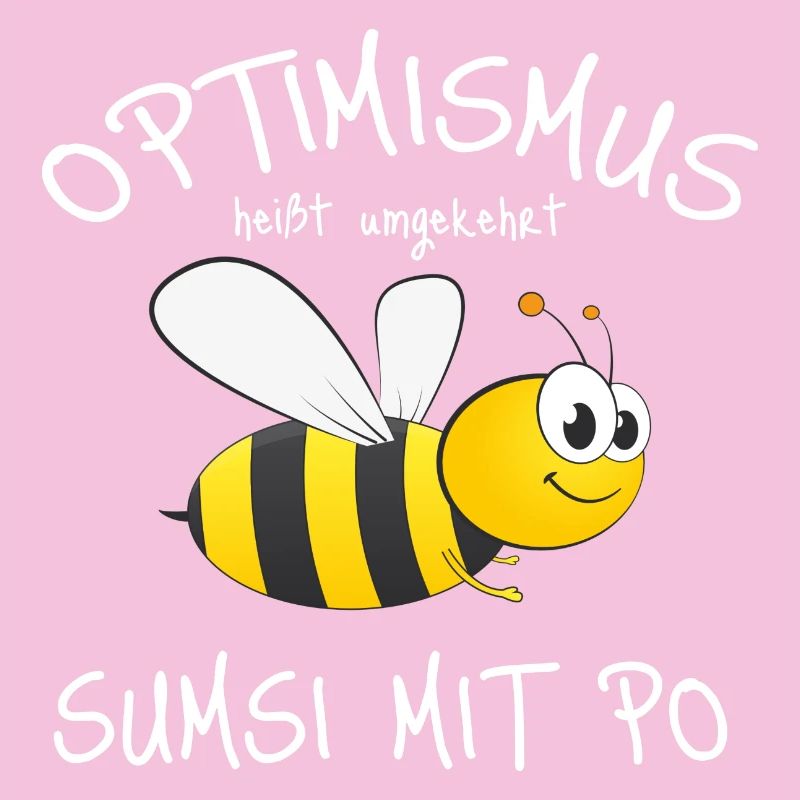 Optimistischer Bienen-Charme