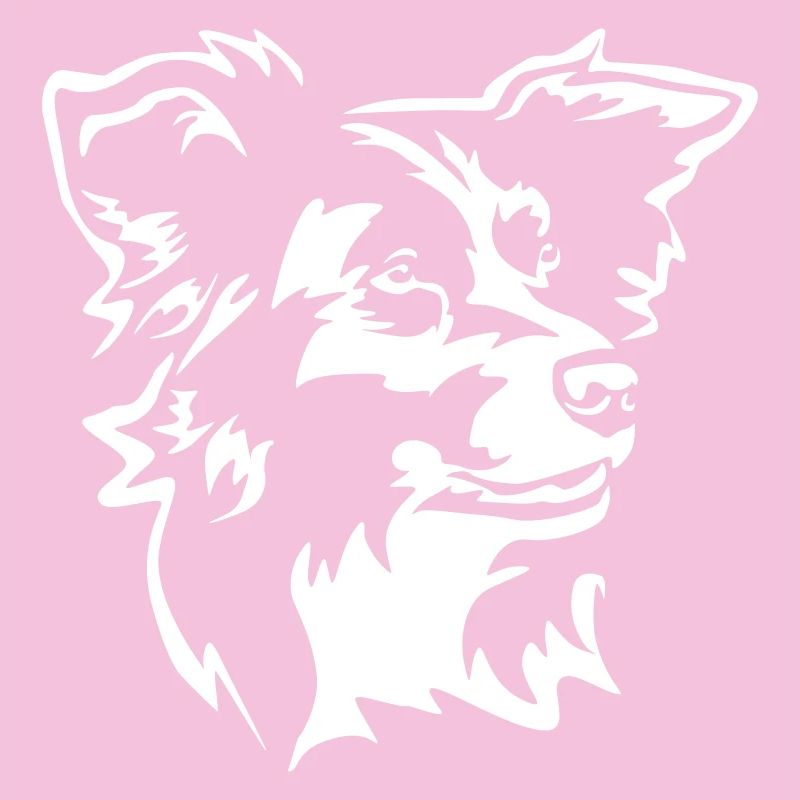 Border Collie Head "Black Edition"