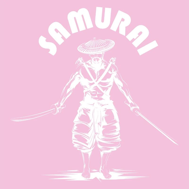 Samurai Symbol Icon Kämpfer Illustration Icon Logo