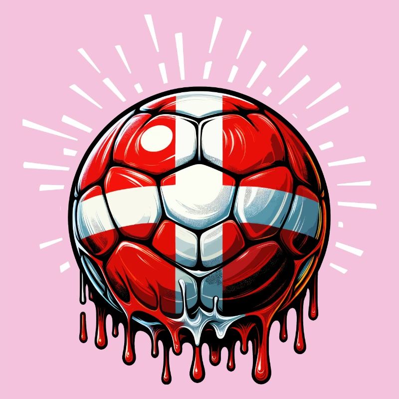 EM 2024 Dänemark Fan-Shirt
