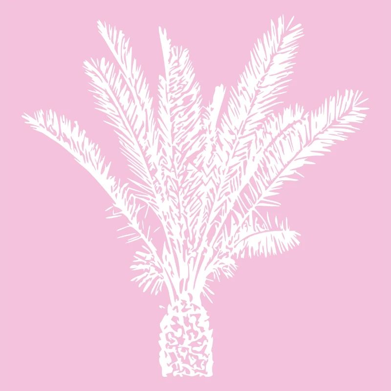 Palm Tree White