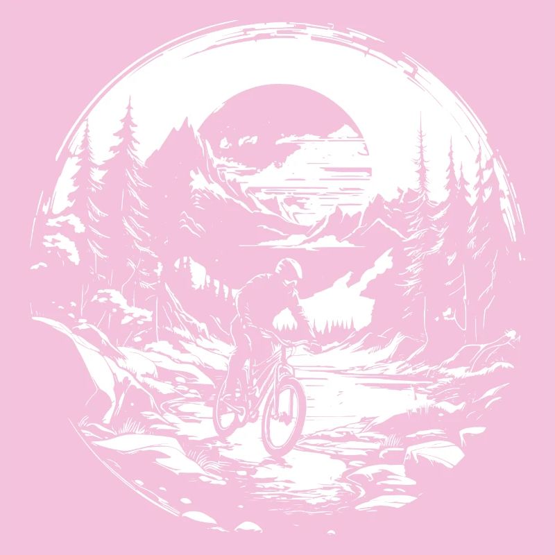 Mountain Biker Graphic