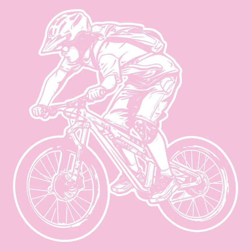 Vélo de montagne Dessin animé Graphique