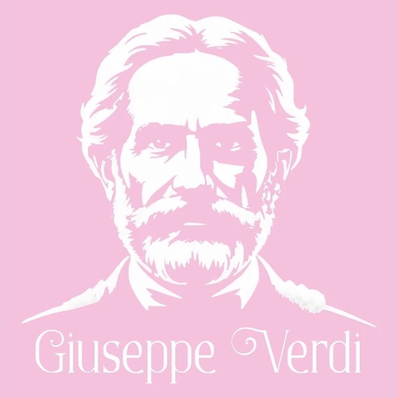 Giuseppe Verdi Composer Silhouette Art