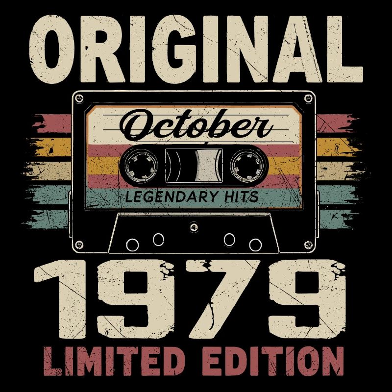 Born in October 1979 | Vintage Gift October 1979
